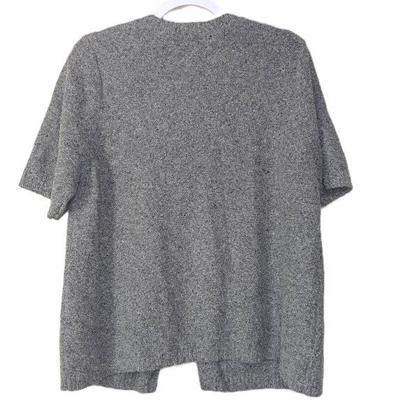 NWT Vtg Silk Angora Button Argyle Cardigan Sweater 14/16 Short Sleeve Dress Barn - Picture 5 of 7